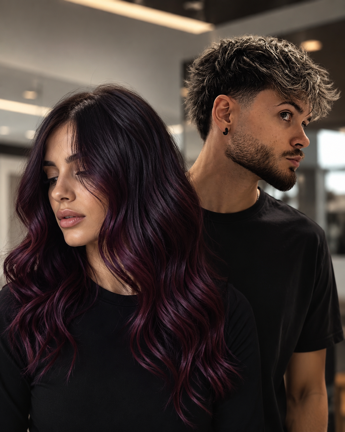 Hair colouring and highlights at Lavish Family Salon and Academy