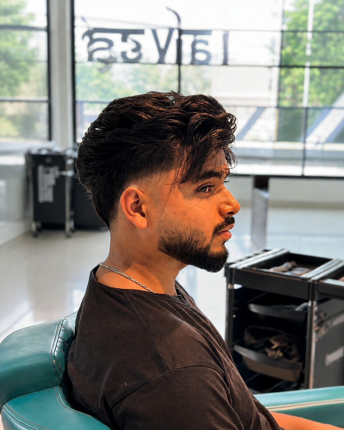 Haircut and styling at Lavish Family Salon and Academy